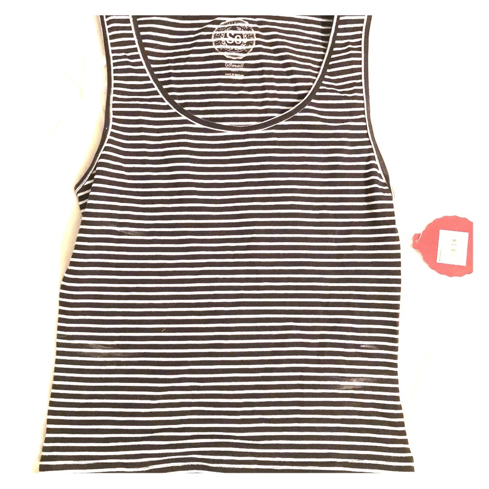 Striped crop top
